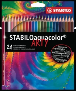 Akvarellipuuvari Stabilo Aquacolor 24-Varin Sarja