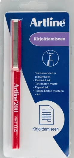 Artline Kuitukyna 200 0,4Mm Punainen
