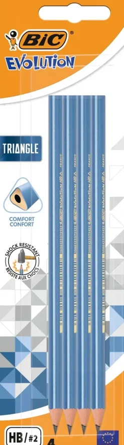 Bic Evolution Triangle Lyijykyna 4-Pack