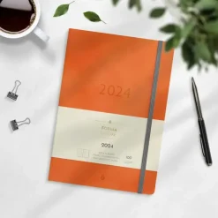 Burde Kalenteri 2024 Business Forma Deluxe Oranssi