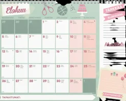 Burde Perhekalenteri 2024 Perheen Kuukausikalenteri