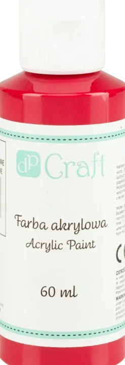 Dp Craft Akryylivari 60Ml Karmiininpunainen 025