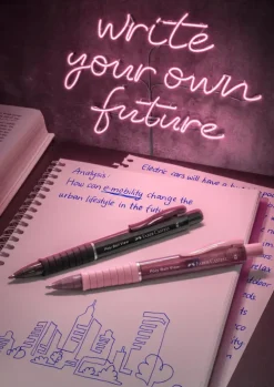 Faber-Castell Poly Ball View Kuulakyna Xb Sininen Muste Varilajitelma