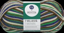 Fazer X Novita Neulelanka 7 Veljesta Karkkiraita Vihreita Kuulia