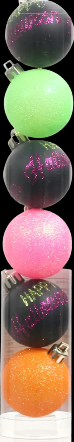 Halloween-Koristepallo Kimalle 45 Mm 6 St