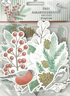 J.K. Primeco Askartelukuvio Iso Havut Ja Marjat 25 Kpl