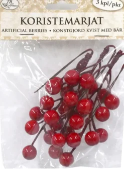 J.K. Primeco Koristemarjat Iso Punainen 3 Kpl