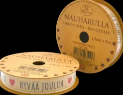 J.K. Primeco Nauharulla 1,5 Cm X 5 M Jouluteksti Natur