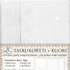 J.K. Primeco Taskukortti+Kuori Valkoinen 5Kpl+5Kpl