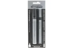 Kapel Hopeatussi Ohut+Paksu