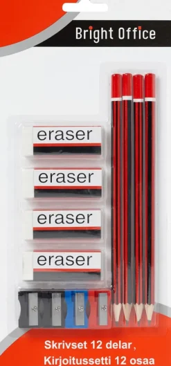 Karto Kirjoitussetti 12Osaa/4Xkyna,Kumi&Terotin