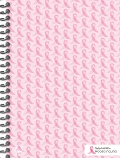 Kierrevihko A5 80 Sivua Roosa Nauha Lajitelma