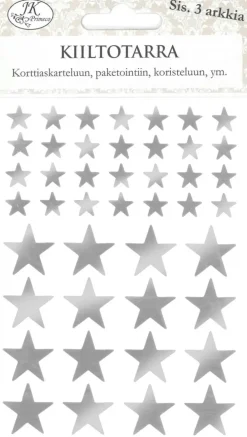Kiiltotarra Tahti Pieni Hopea 3Ark/Pkt