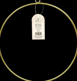 Metallikranssi Kulta 25Cm