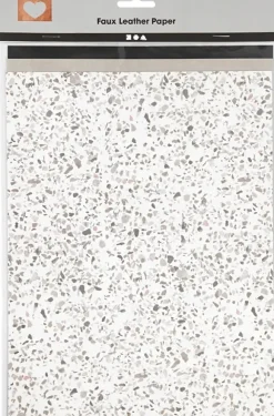 Nahkapaperi, Arkki 21X27,5+21X28,5+21X29,5 Cm, Paksuus 0,55 Mm, Harmaa, Valkoinen, Musta, Yksi Varillinen, Yksi Kuvioitu Ja Yksi Foliopinnalla Oleva Arkki, 3Ark