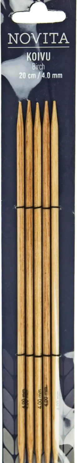 Novita Sukkapuikot Koivu 20Cm - 4 Mm Novita