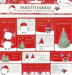 Pakettitarra Hauskat Tontut 3Ark/Pkt