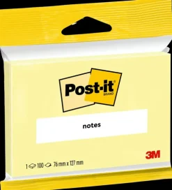 Post-It® Viestilaput, Canary Yellow, 76 Mm X 127Mm, Piikkipakattu, 100% Pefc Ch18/0914