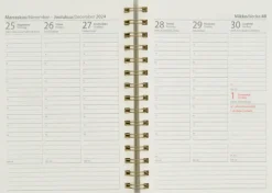 Poytakalenteri A5 Kierresidottu