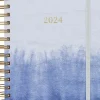 Poytakalenteri A5 Kierresidottu, Sininen
