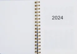 Poytakalenteri A5 Kierresidottu, Sininen