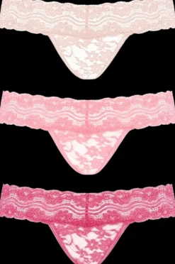 Rose Stringit 3 Kpl Pakkaus S/M