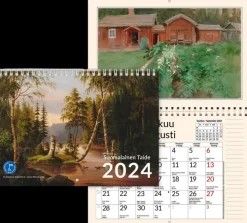 Seinakalenteri Suomalainen Taide A3 2024