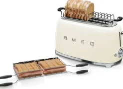 Smeg Tsf02Creu 4-Viipaleen Leivanpaahdin Kerma