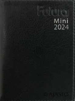 Taskukalenteri Futura Mini, Musta