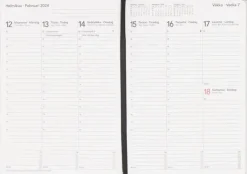 Vuosikalenteri Time System Classic A5 Turkos 2024